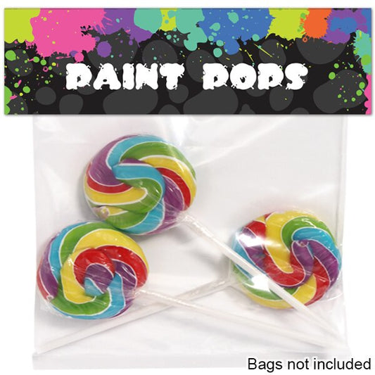 Birthday Direct's Paintball Party Favor Bag Tent Card