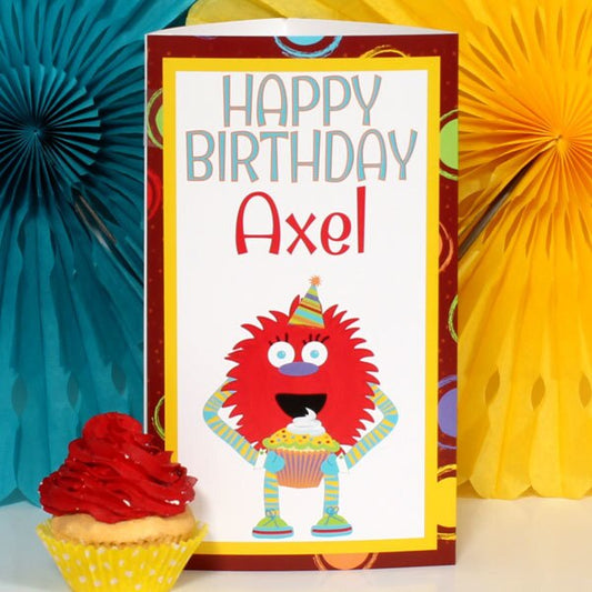 Birthday Direct's Little Monsters Birthday Custom Centerpiece