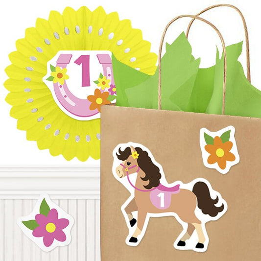 Birthday Direct's Little Pony 1st Birthday Cutouts