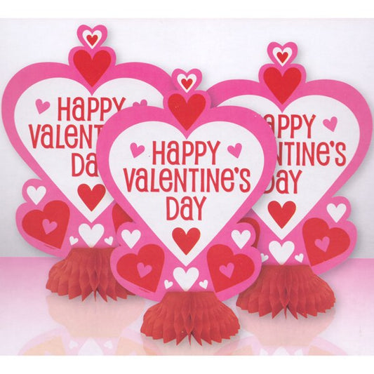 Valentine Mini Hearts Centerpiece Set, 8 inch, each