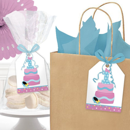 Birthday Direct's Dress Up Mouse 1st Birthday Favor Tags