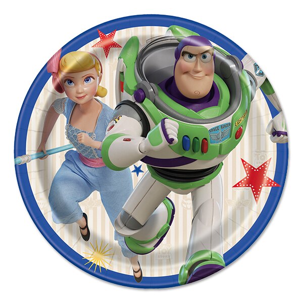 Disney Toy Story 4 Dessert Plates, 7 inch, 8 count