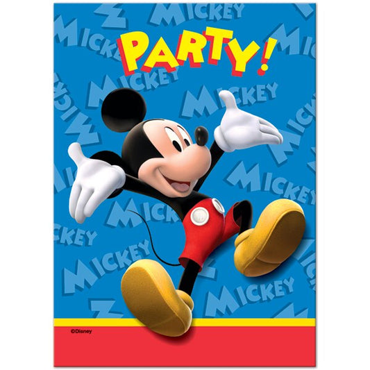 Disney Mickey Mouse Clubhouse Invitations, Fill In with Envelopes, Fill In with Envelopes, 5 x 4 in, 8 ct