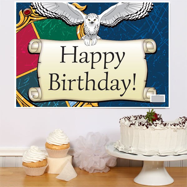 Wizard School Birthday Sign, 8.5x11 Printable PDF Digital Download by Birthday Direct