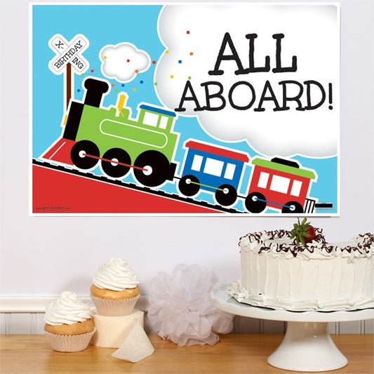 Birthday Direct's Little Train Party Sign