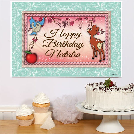 Birthday Direct's Princess Snow White Party Custom Sign