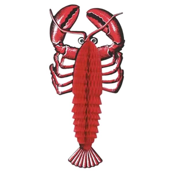 Lobster Tissue Decoration, 17 inch, each
