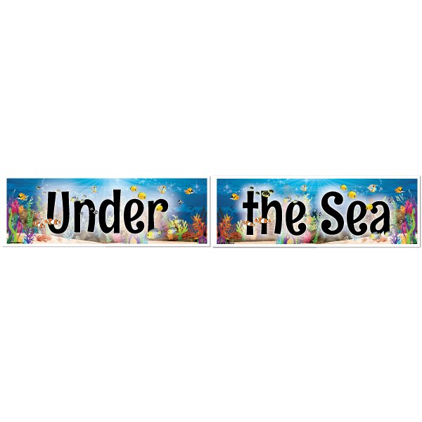 Birthday Direct's Under the Sea Party Two Piece Banners