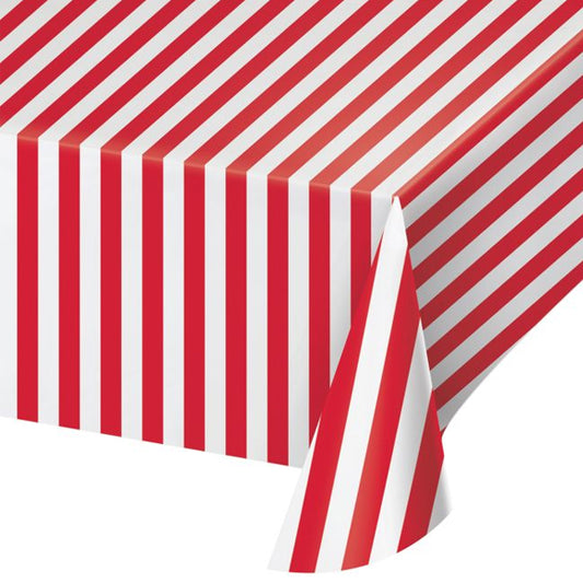 Big Top Circus Party Table Cover, 54 x 102 inch, each