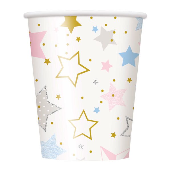 Twinkle Twinkle Little Star Cups, 9 oz, 8 ct