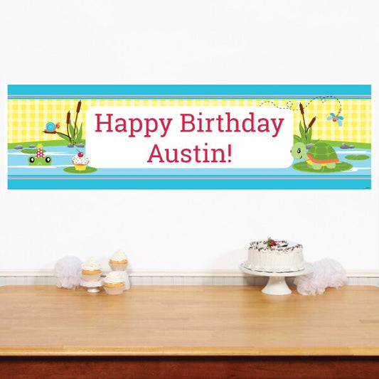 Birthday Direct's Frog Party Custom Banner