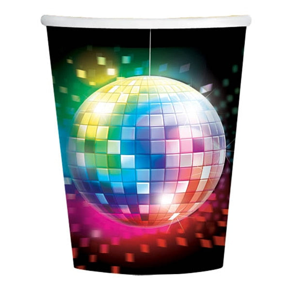 Disco Party Cups, 9 oz, 8 ct