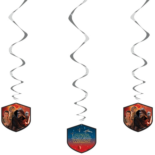 Star Wars The Force Awakens Dangling Swirl Cutouts, 26 inch, 3 count