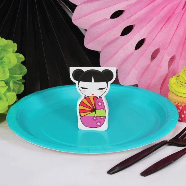 Birthday Direct's Kokeshi Doll Party DIY Table Decoration