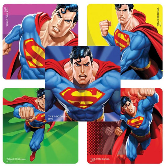 Superman Classic Stickers, 2.5 inch, 30 count