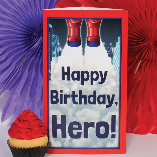 Birthday Direct's Hero Helper Birthday Tall Centerpiece