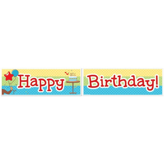 Birthday Direct's Playful Monkey Birthday Two Piece Banners