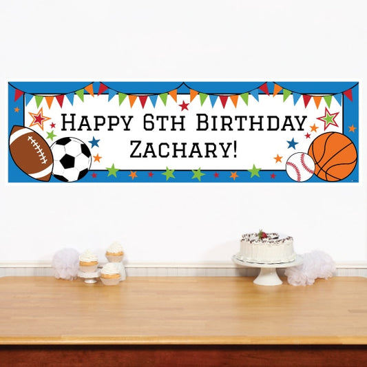 Birthday Direct's Little Sport Party Custom Banner