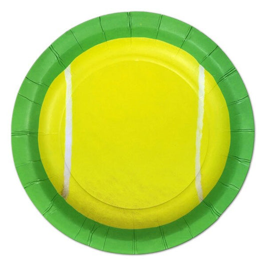 Tennis Party Dessert Plates, 7 inch, 8 count