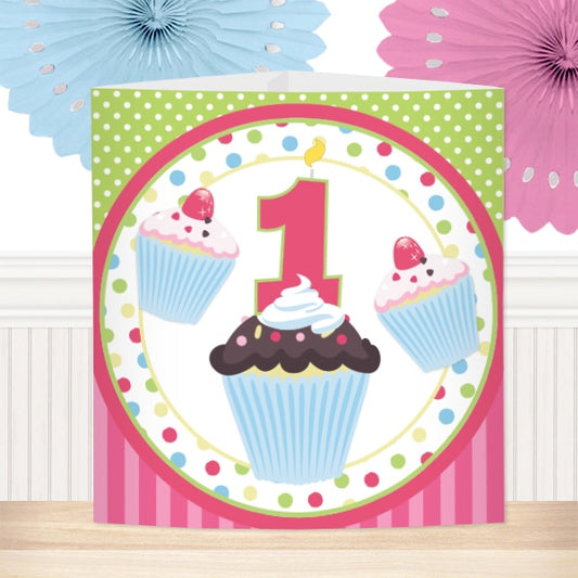 Birthday Direct's Cupcake 1st Birthday Centerpiece