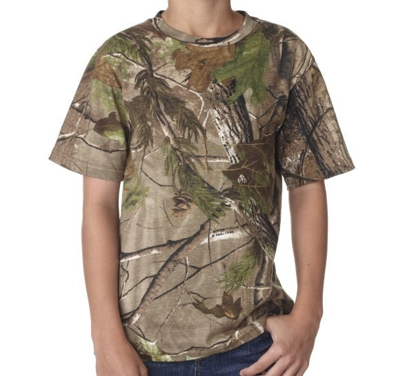 Camouflage Woodland Realtree Camo Child T-Shirt YXS, dress-up, each