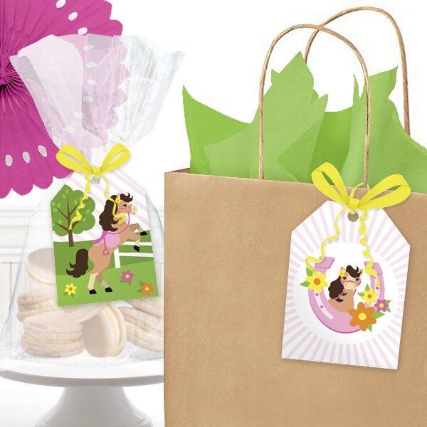 Birthday Direct's Playful Pony Party Favor Tags