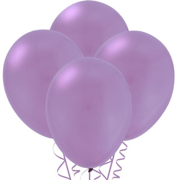 Lavender Latex Balloons, Luscious Lavender, 12 inch, set of 15