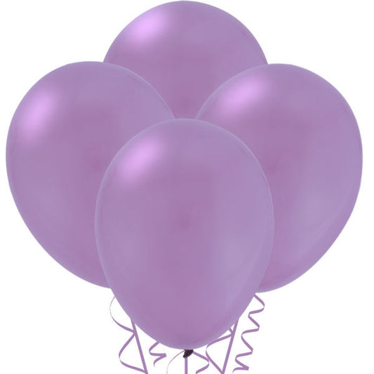 Lavender Latex Balloons, Luscious Lavender, 12 inch, set of 15