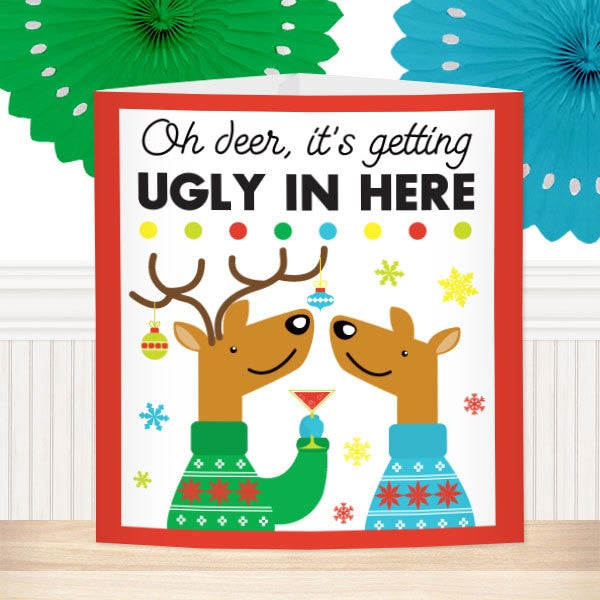Birthday Direct's Christmas Ugly Sweater Party Centerpiece