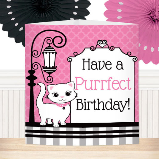 Birthday Direct's Paris Kitty Birthday Centerpiece