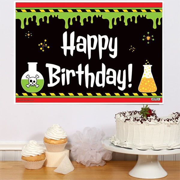 Birthday Direct's Mad Slime Scientist Birthday Sign