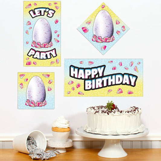 Birthday Direct's Hatch Egg Animals Birthday Sign Cutouts