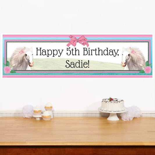 Birthday Direct's Horse Style Party Custom Banner