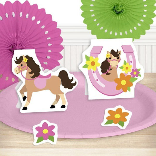Birthday Direct's Playful Pony Party DIY Table Decoration