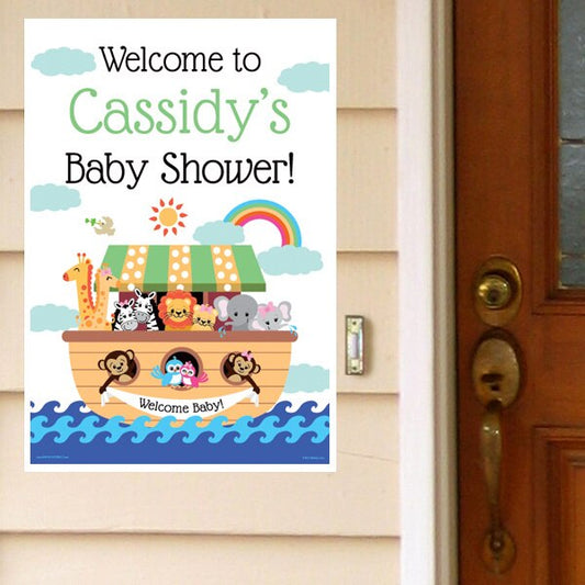 Birthday Direct's Noah's Ark Baby Shower Custom Door Greeter