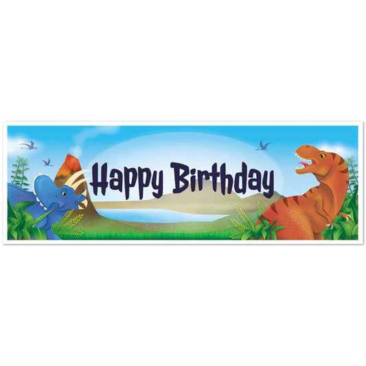 Birthday Direct's Dinosaur Prehistoric Birthday Tiny Banners