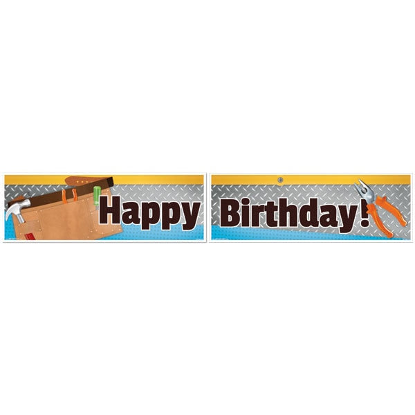 Birthday Direct's Tool Birthday Two Piece Banners