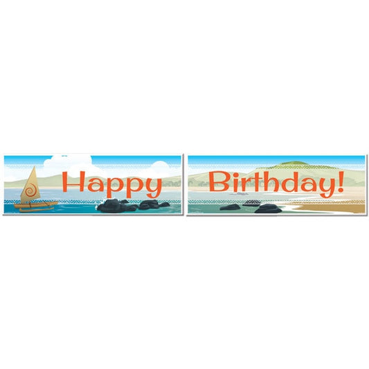 Birthday Direct's Polynesian Island Birthday Two Piece Banners