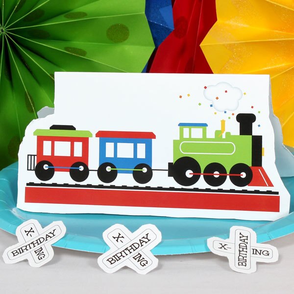 Birthday Direct's Little Train Birthday DIY Table Decoration