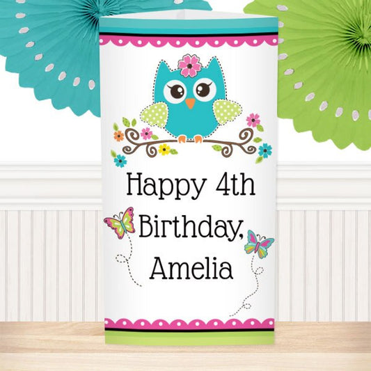 Birthday Direct's Little Owl Party Custom Centerpiece