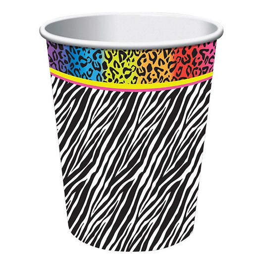 80s Party Cups, 9 oz, 8 ct