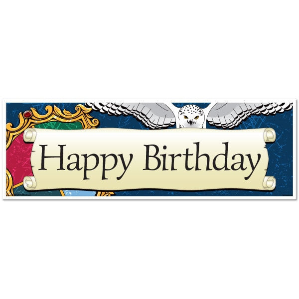 Wizard School Birthday Tiny Banner, 8.5x11 Printable PDF Digital Download by Birthday Direct