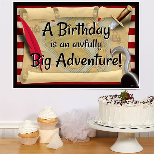 Peter Pan Birthday Sign, 8.5x11 Printable PDF Digital Download by Birthday Direct