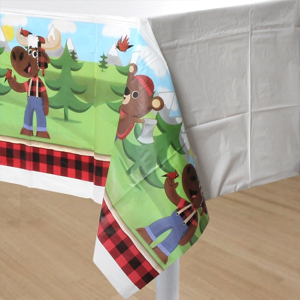 Lumberjack Table Cover, 54 x 102 inch, each
