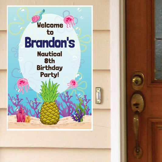 Birthday Direct's Sandy Town Party Custom Door Greeter