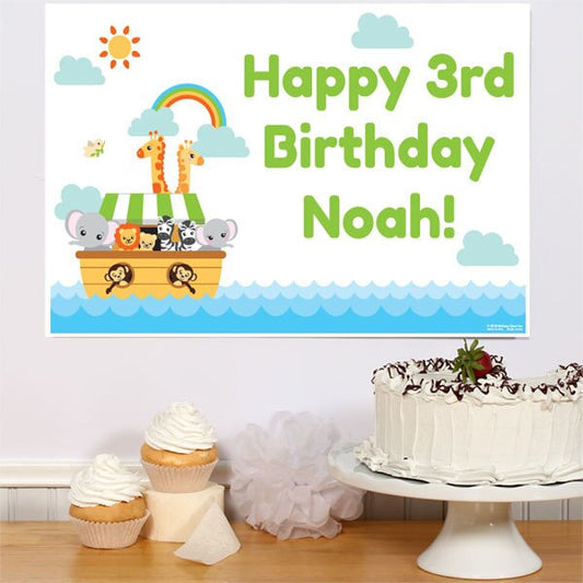 Birthday Direct's Noah's Ark Party Custom Sign