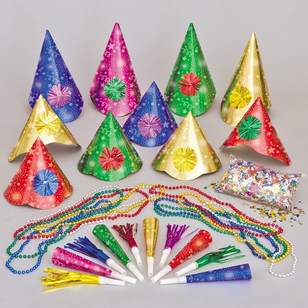Colorful Party Kit For 10, favor, set