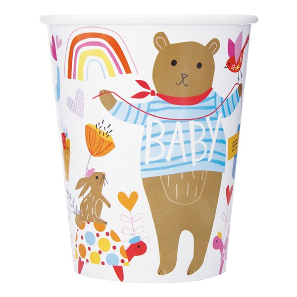 Zoo Baby Cups, 9 ounce, 8 count