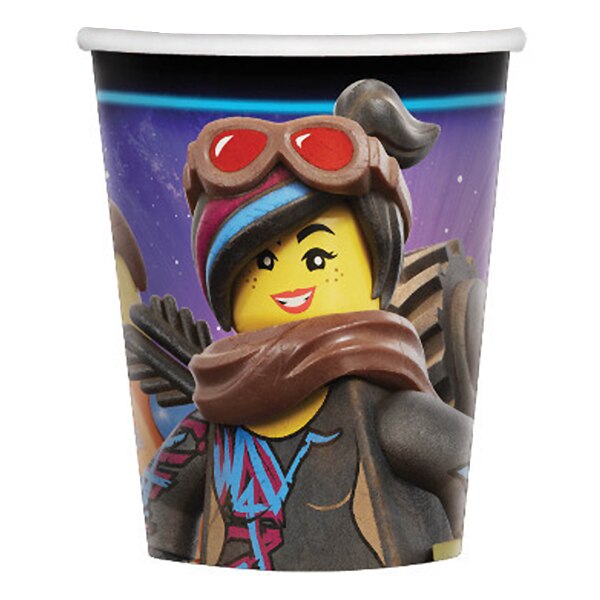 Lego Movie 2 Cups, 9 ounce, 8 count
