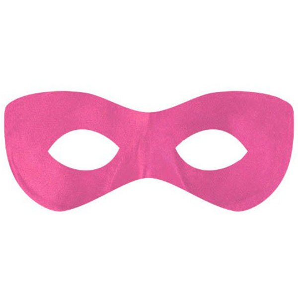 Pink Super Hero Mask, 7.5 inch, each